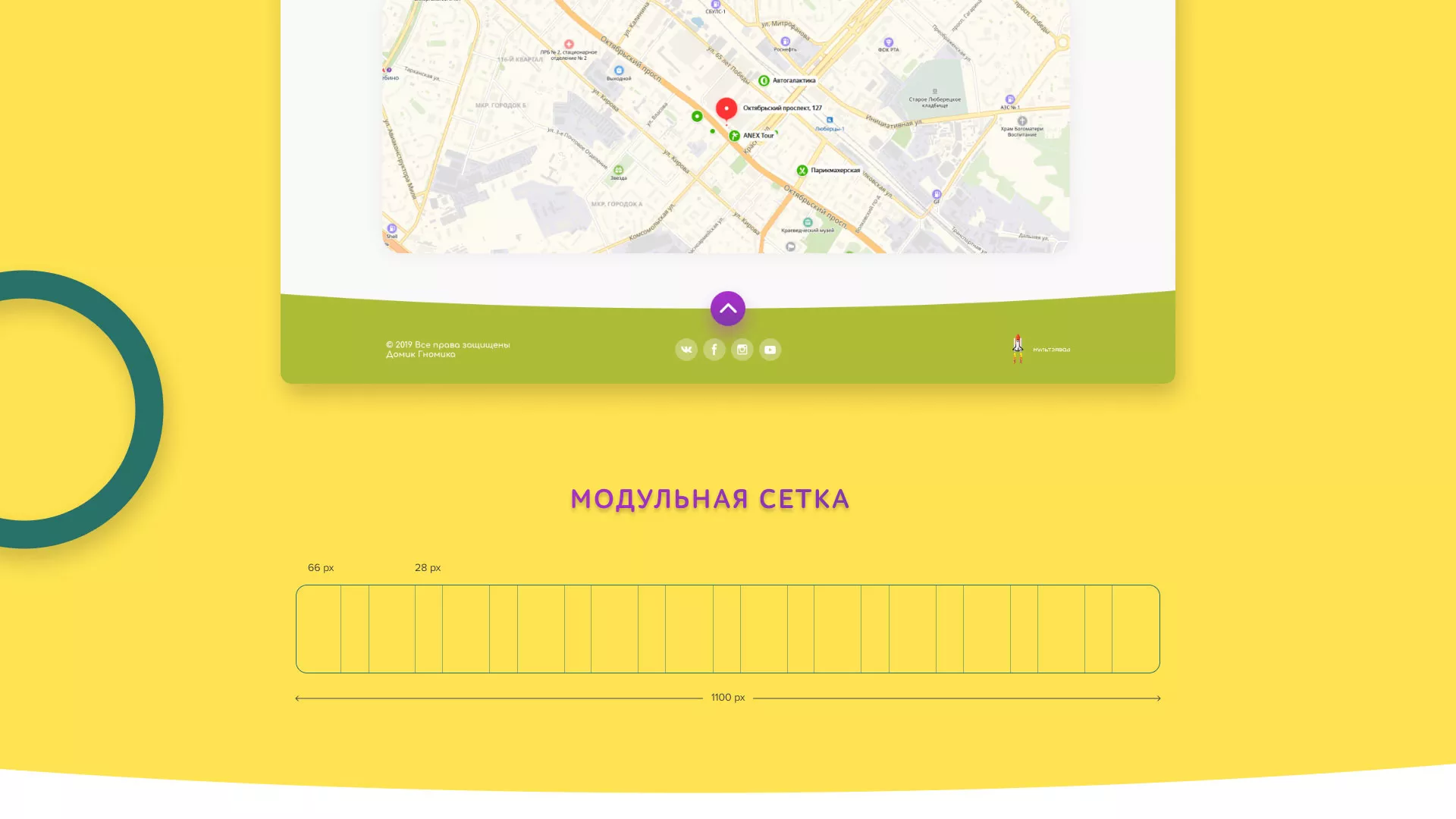 Разработка сайта детского активити-клуба «Домик гномика» в Собинке