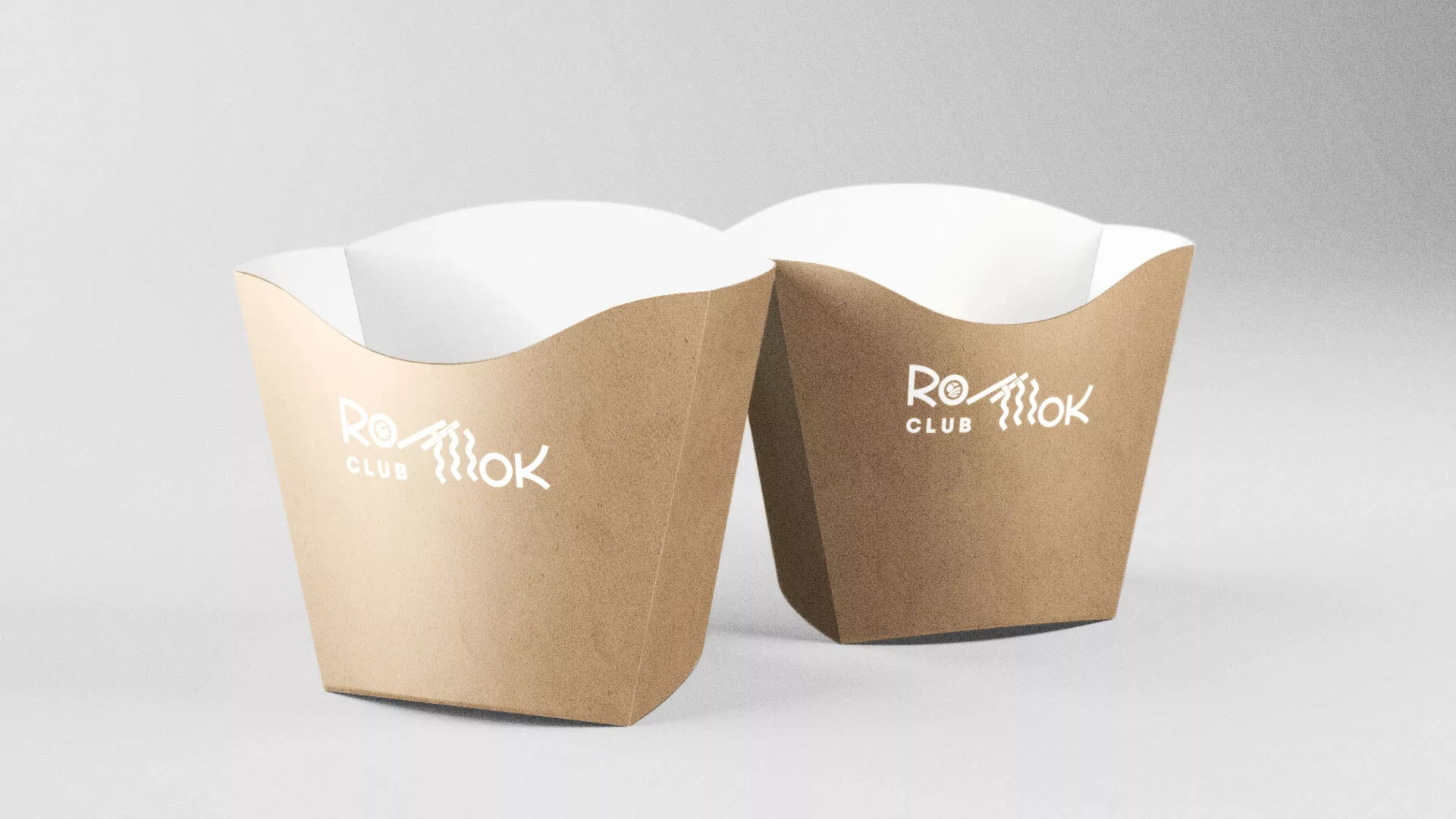 Создание логотипа суши-бара «Roll Wok Club» в Собинке