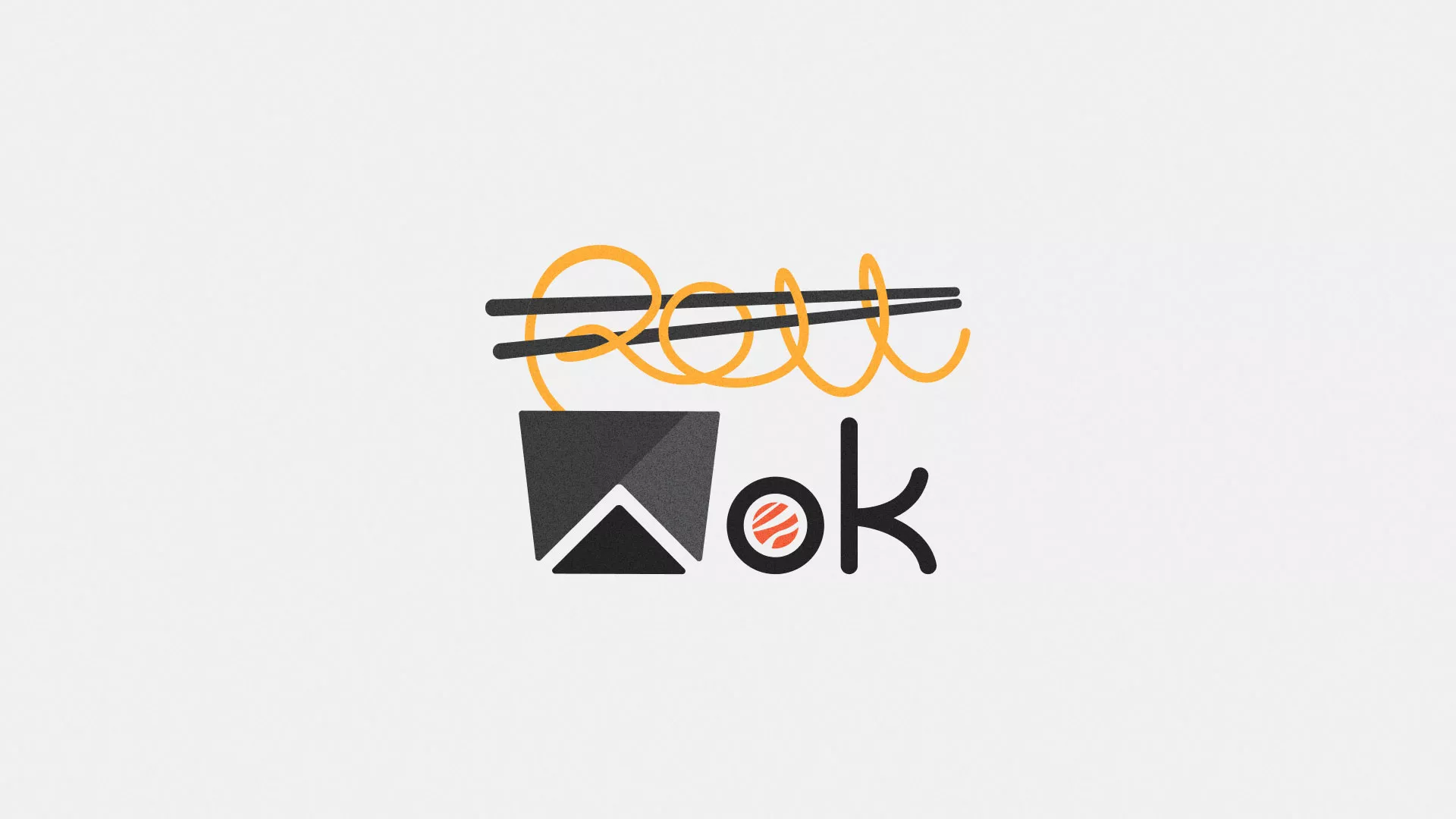 Разработка логотипа в Собинке для суши-бара «Roll Wok Club» Разработка логотипа в Собинке для суши-бара «Roll Wok Club»